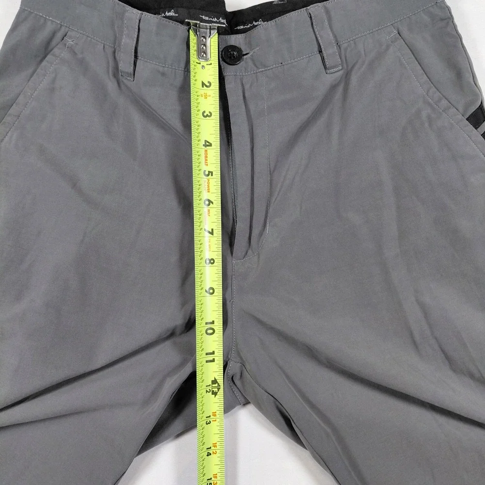 Travis Mathew Mens Grey Performance Golf Shorts 32W